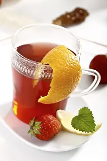 Studio Background Cuisine Drucke: Fruit tea