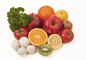 Fruit And Vegetables Drucke: Fruit and vegetables