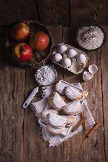 North German Cuisine Drucke: Fruity apple cinnamon mostbiscuits