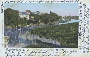 East Germany Historical Image Drucke: Fuerstenberg an der Oder, Brandenburg