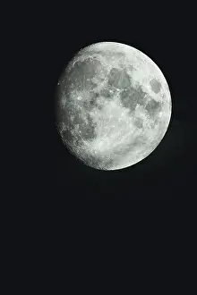 Black Sky England Drucke: Fullmoon in the black sky, Devon