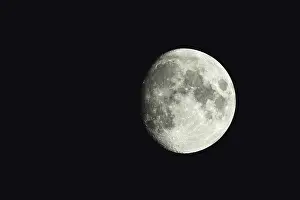 Northern Europe Night Shot Drucke: Fullmoon in the black sky, Devon