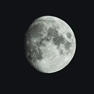 Northern Europe Night Shot Drucke: Fullmoon in the black sky, Devon