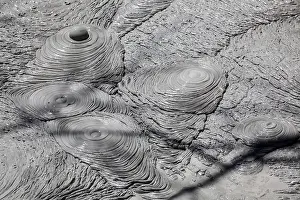 Rincon De La Vieja National Park Drucke: Fumarole with bubbling grey mud