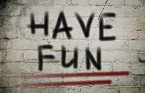 Global Communication Drucke: Have Fun Concept