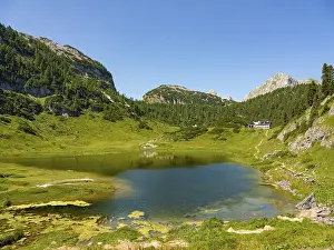 Northern Alps Nature Reserve Drucke: Funtensee with Karlinger Haus