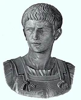 Capitoline Museum Artwork Drucke: Gaius Caesar Augustus Germanicus