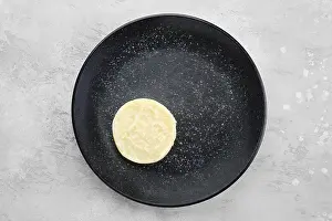 Traditional Cooking Methods Drucke: Garnish to the main dish, portion of mashed potato