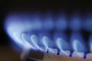Fossil Energy Source Image Drucke: Gas flame