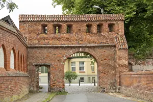 Northern Germany Monastery Complex Drucke: Gate, monastery wall, Bad Doberan