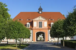 East German Landmark Drucke: Gatehouse of stud farm in Graditz
