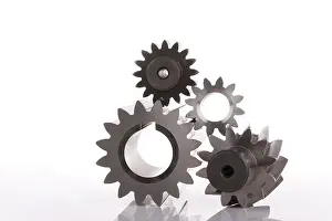 Cogwheel Mechanics Drucke: Gear wheels