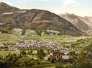 Southern Europe History Drucke: General view of Brixen, Brixanone
