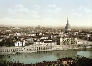 Piedmont Region Scenery Drucke: General view from the Capuchin Hill