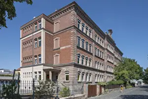 Central Europe Deserted Building Drucke: General view of the Sielschule
