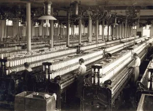 Digitally Restored Artworks Drucke: General view of Spinning Mill No