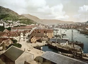 Historic Buildings In Norway Drucke: General view of Walkendorff's Tower