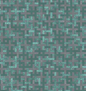 Full Frame Background Image Drucke: Geometric pattern with teal and gray rectangles creating an abstract