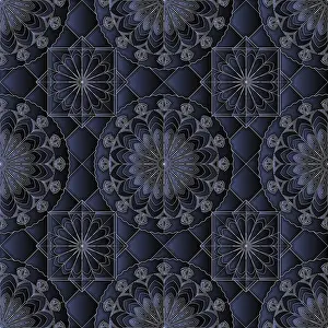 Geometric Star Pattern Drucke: Geometric star pattern, vector background