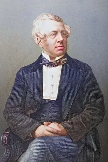 Historical Portrait Drawing Drucke: George William Frederick Howard
