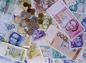 Means Of Payment Germany Drucke: German Mark, Notes and Coins