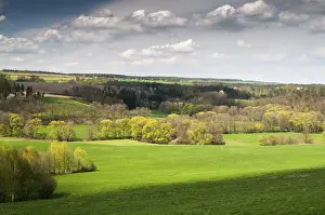 Thuringia Landscape Drucke: Germany, Greiz, Thuringia, Thuringia