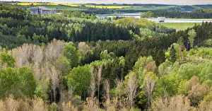 Germany Rural Landscapes Drucke: Germany, Greiz, Thuringia, Weidatal