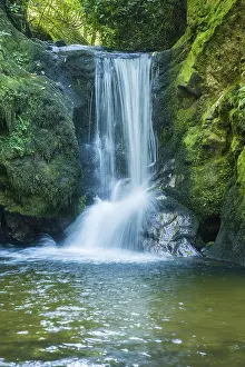 Deserted European Waterfalls Drucke: Geroldsauer Wasserfall waterfall