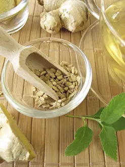 Hot Beverage Drucke: Ginger tea