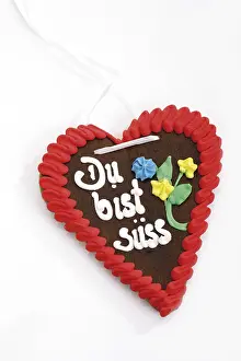 Gingerbread Heart Drucke: Gingerbread heart