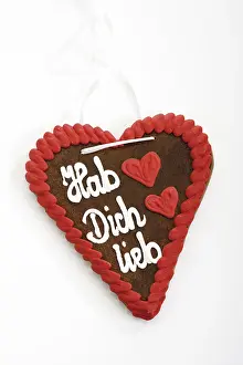 Gingerbread Heart Drucke: Gingerbread heart