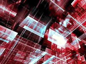 Digitale Kunst Drucke: Glaskörper - Technologiehintergrund