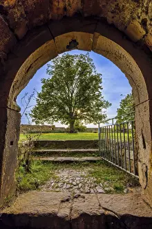 Central European Defence Work Drucke: Gleichen castle ruins in Thuringia