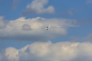 Aviation Industry In Europe Drucke: Glider flying in the sky, Germany