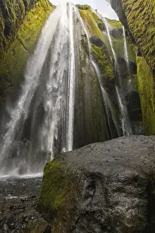 Natural Landmarks In Europe Drucke: Gljufrabui waterfall