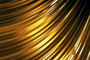 Digitally Generated Image Drucke: Glossy striped background - digitally generated image