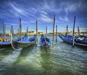 Venice Travel Photography Drucke: Godolas in Venice