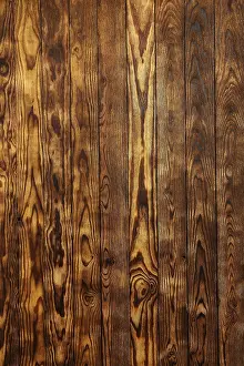 Wooden Background Design Drucke: Golden pine wood background texture rustic pattern
