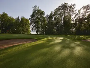 Uninhabited Golf Courses Drucke: Golf course, sand bunker
