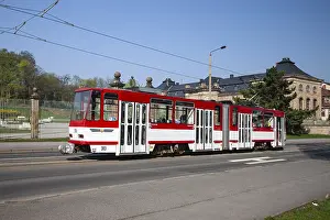 German Public Transport Drucke: Gotha Tatra tram, type KT4D
