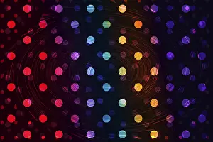 Geometric Background Design Drucke: Gradient dot pattern. Graphic abstract geometric background for print