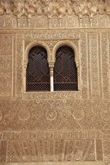 Granada Spain Architecture Drucke: Granada, Alhambra, part of the palace complex