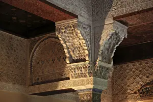 Granada Spain Architecture Drucke: Granada, Alhambra, part of the palace complex