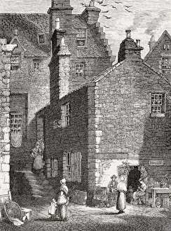 Historic Memorial Site Drucke: Grant's Square 1851, Leith