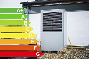 Bilder Datiert 13. August 2024: Bild mit Energieeffizienzklassen.