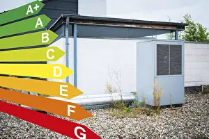 Alternative Energy Solutions Drucke: Graphic with energy efficiency classes