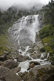 Stubai Valley Drucke: Grawa, Grawa waterfall, cascade