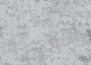 Deserted Structure Design Drucke: A gray textured wall with a rough plaster surface