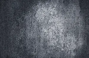 Mosaic Pattern Design Drucke: Grayscale abstract image with a rough textured surface