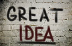 Abstract Symbolism Drucke: Great Idea Concept